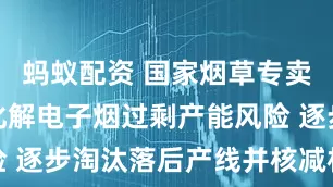 蚂蚁配资 国家烟草专卖局：防范化解电子烟过剩产能风险 逐步淘汰落后产线并核减相应产能