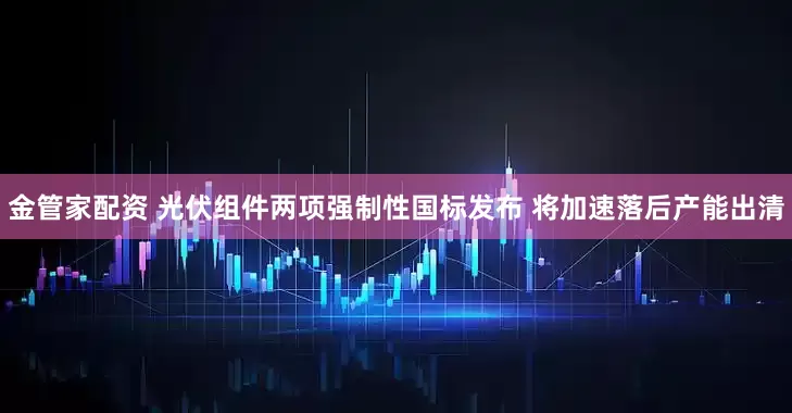金管家配资 光伏组件两项强制性国标发布 将加速落后产能出清